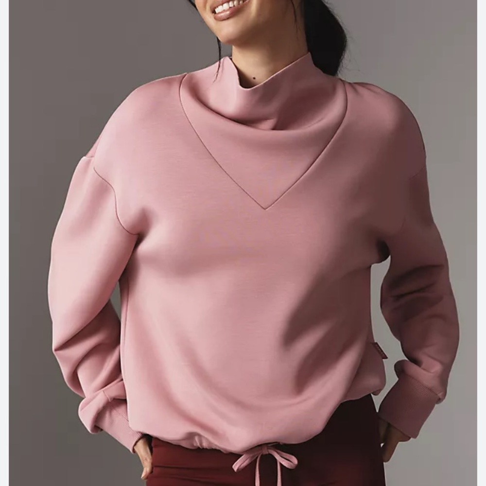 Varley Betsy sweatshirt in Ash Rose Sz XS